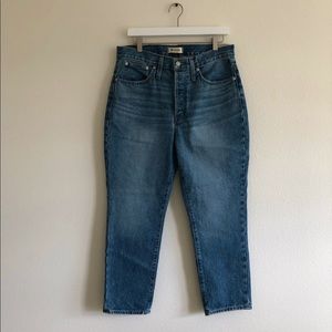 NWT Madewell Perfect Vintage Jean in Cormie Wash Size 30 Petite NON STRETCH